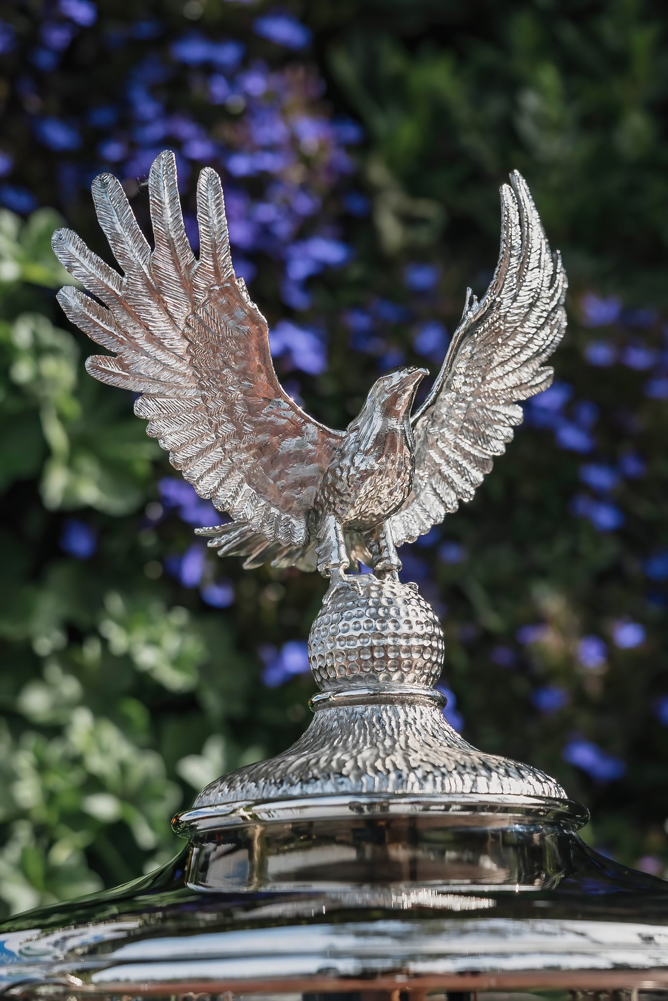 JM Eagle LA Championship trophy made by Malcolm DeMille Close-up of Eagle detail